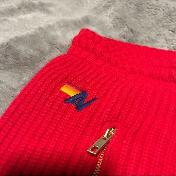 Cashmere!AviatorNation🌈CabinCashmereSweater Pant ZipPockets Made in USA - Picture 7 of 17